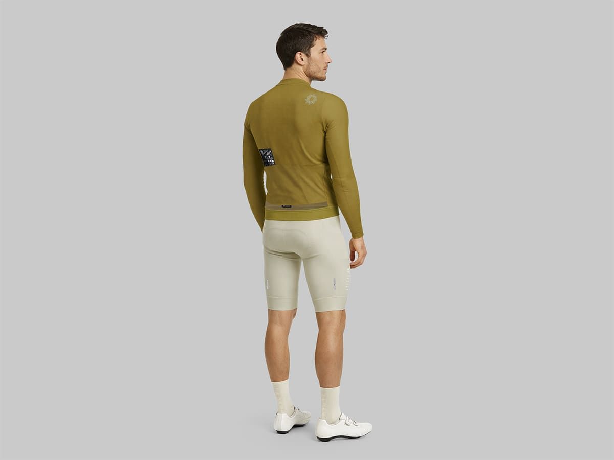 a Line Men's Apex Cargo Bib Shorts 男款口袋車褲 / 米白