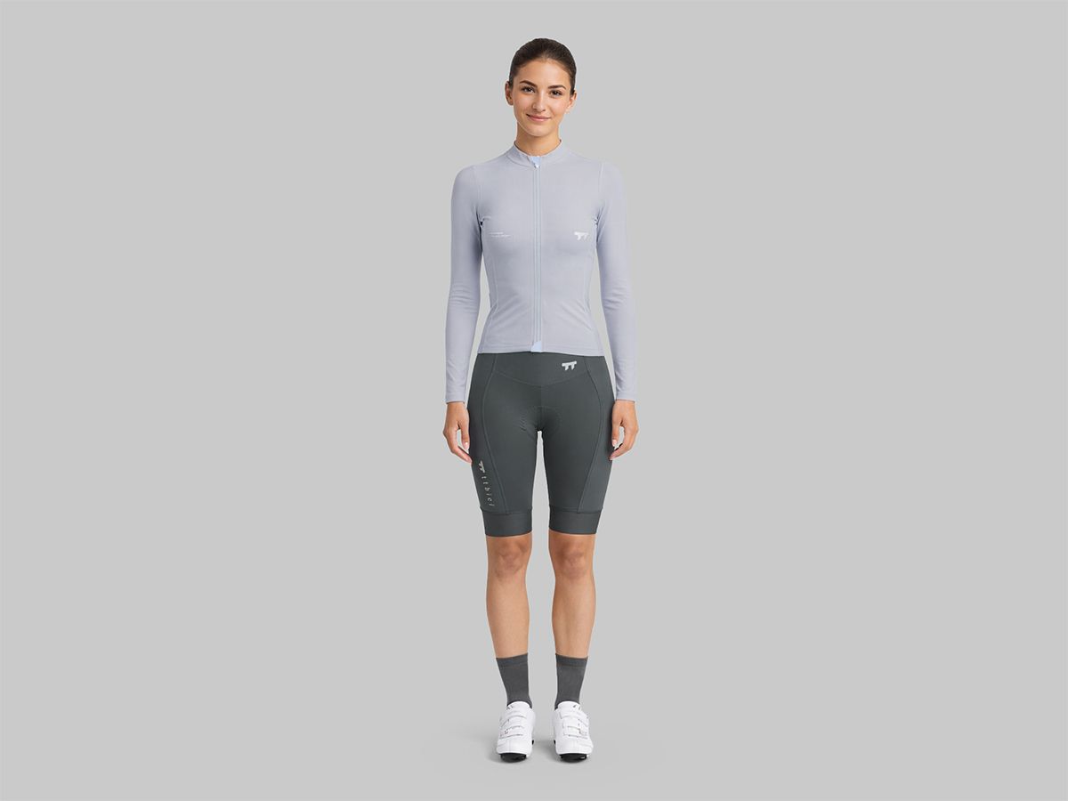a Line Women's Apex Cargo Bib Shorts 女款口袋車褲 / 炭灰