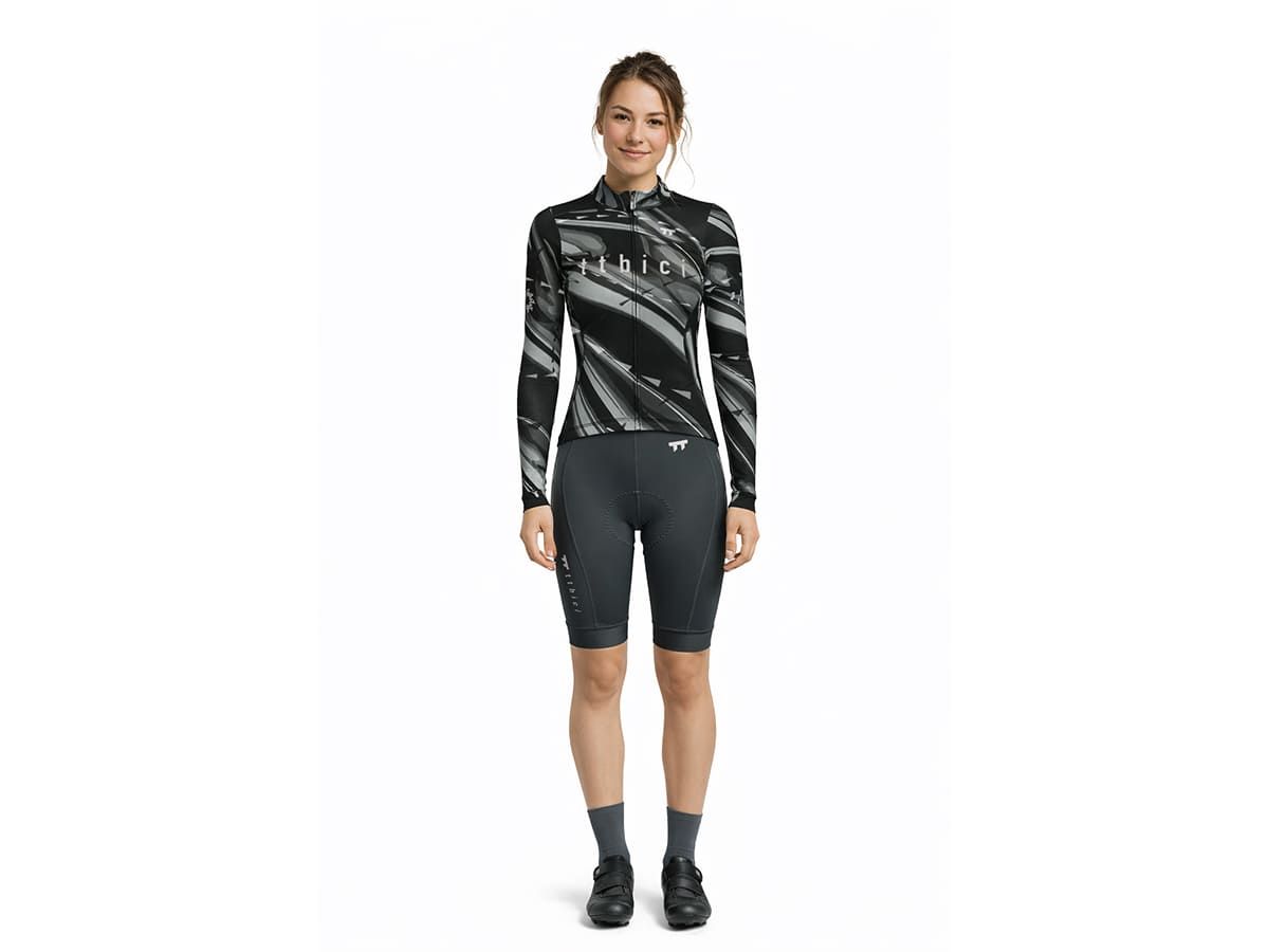 a Line Women's Altitude LS Team Jersey 女款車隊版長袖車衣 / 麥拉銀