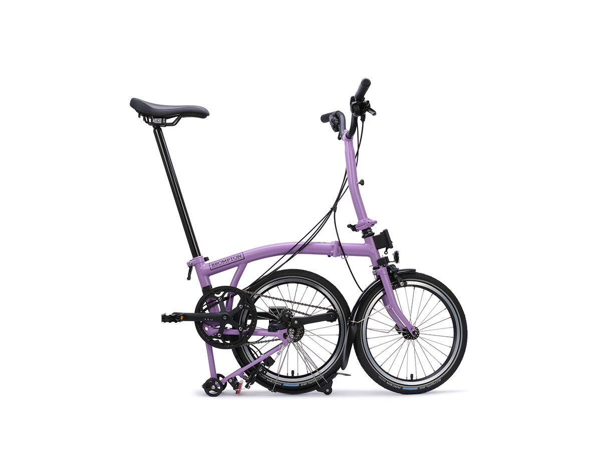 Brompton C Line - 2026 霧紫灰 - M把4速/附後貨架/前後燈