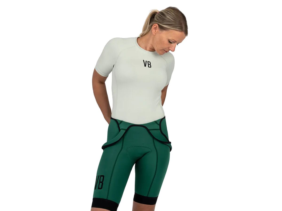 VB HUGO THERMAL SS BASE LAYER 女款短袖底衫 銀綠色