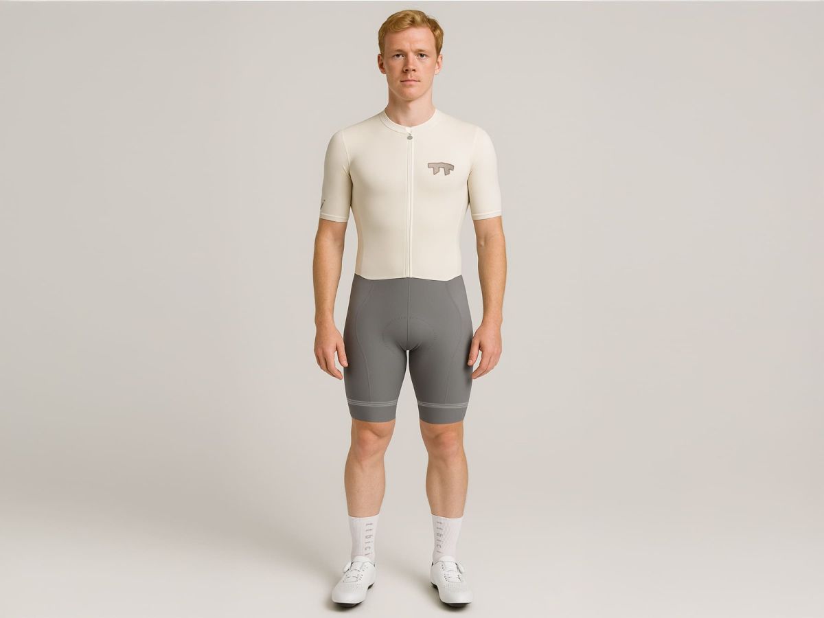 E Line Men's Classic Bib Shorts 男款經典車褲 / 灰色