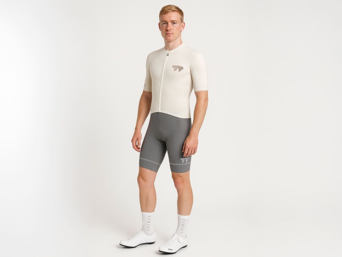 E Line Men's Classic Bib Shorts 男款經典車褲 / 灰色