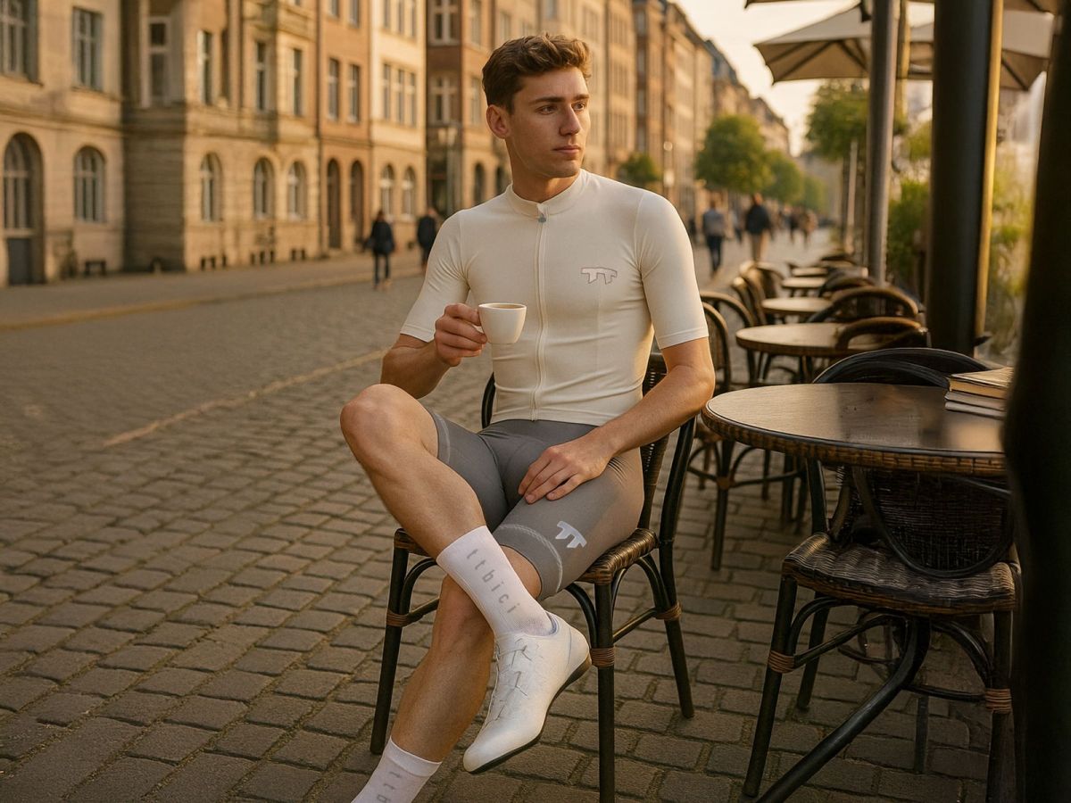 E Line Men's Classic Bib Shorts 男款經典車褲 / 灰色