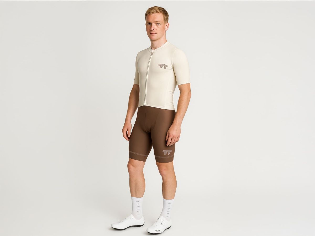 E Line Men's Classic Bib Shorts 男款經典車褲 / 深棕色
