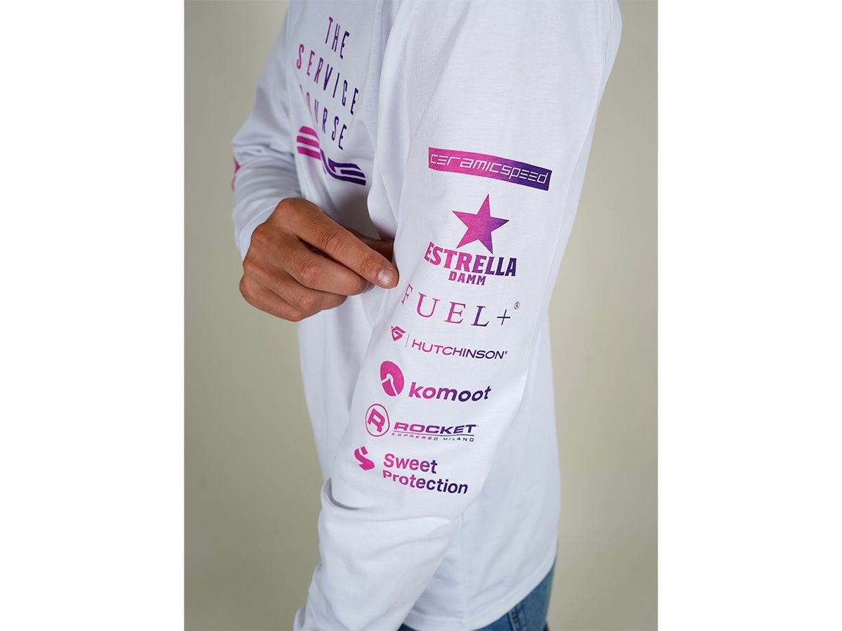 The Service Course GiRodeo 2023 "Gravel & Pizza" Long Sleeve Tee 長袖T-Shirt 白色 S