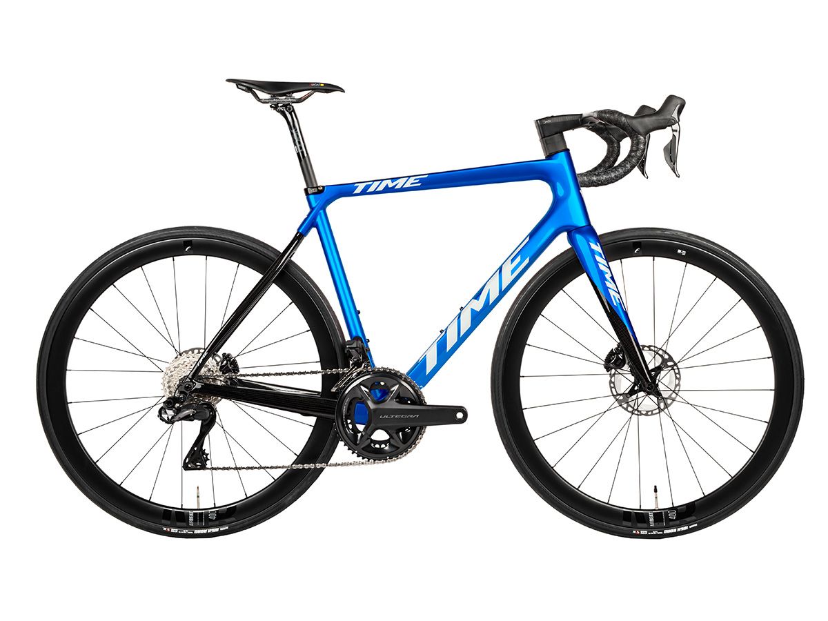 TIME ADH 全內線公路車 - Blue Chroma/電鍍藍 - SHIMANO ULTEGRA Di2 2x12 XS