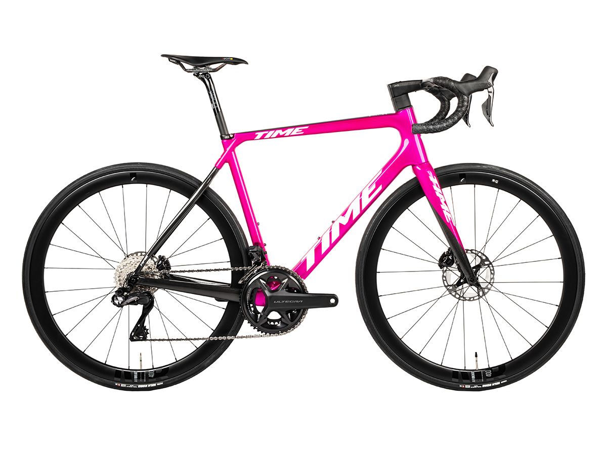 TIME ADH 全內線公路車 - Pink Chroma/電鍍粉紅 - SHIMANO ULTEGRA Di2 2x12 S