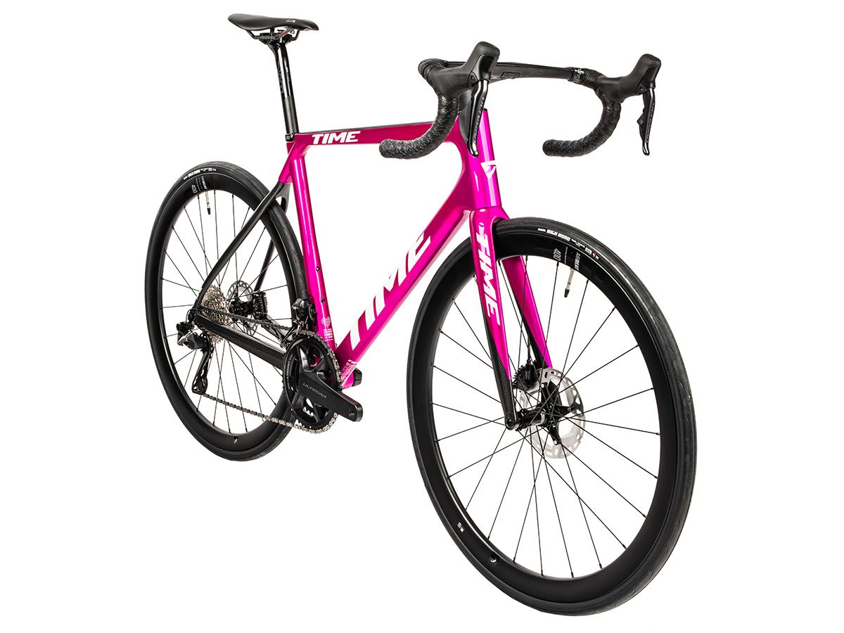 TIME ADH 全內線公路車 - Pink Chroma/電鍍粉紅 - SHIMANO ULTEGRA Di2 2x12