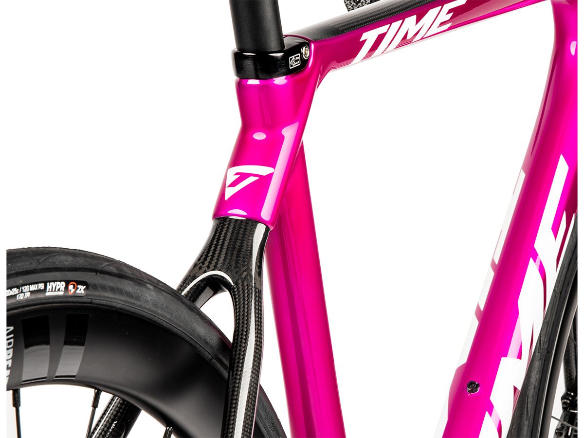 TIME ADH 全內線公路車 - Pink Chroma/電鍍粉紅 - SHIMANO ULTEGRA Di2 2x12 XS