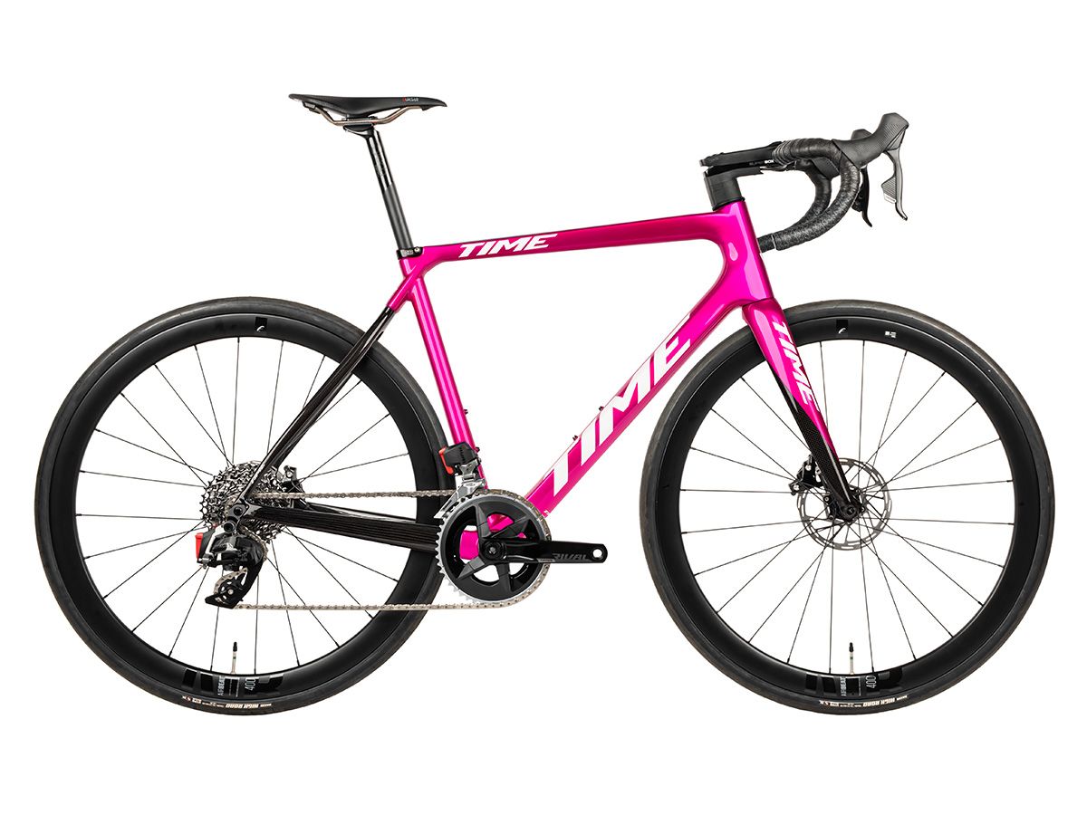 TIME ADH 全內線公路車 - Pink Chroma/電鍍粉紅 - SRAM RIVAL ETAP AXS 2x12 XS
