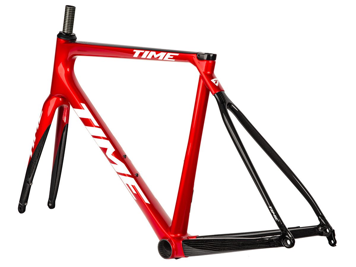 TIME ADH 全內線公路車 - Red Chroma/電鍍紅 - SHIMANO ULTEGRA Di2 2x12 XS