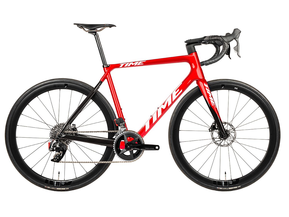 TIME ADH 全內線公路車 - Red Chroma/電鍍紅 - SRAM RIVAL ETAP AXS 2x12