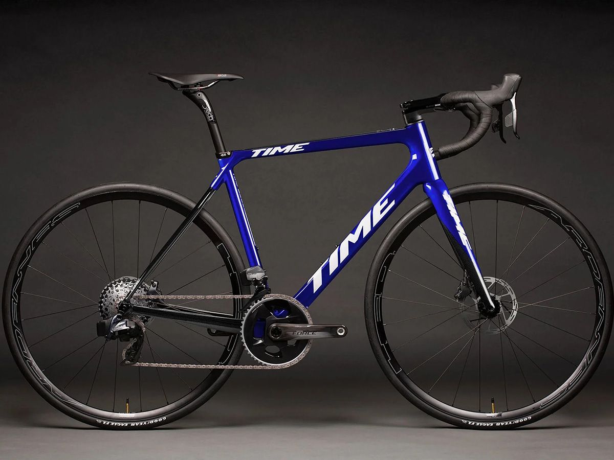 TIME ADH 全內線公路車架組 - Blue Chroma/電鍍藍 XS