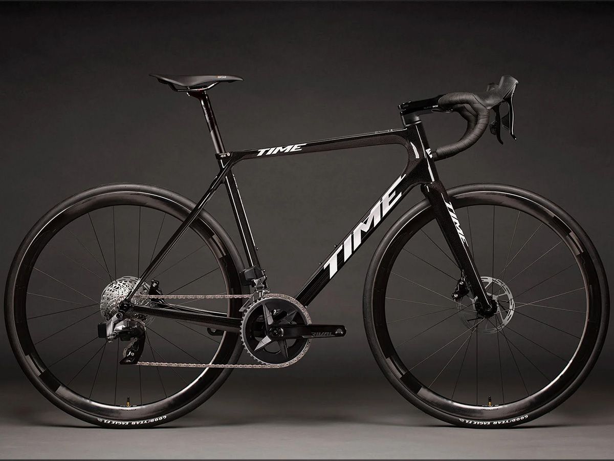 TIME ADH 全內線公路車架組 - Gloss Carbon/碳纖黑