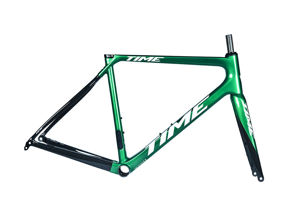 TIME ADH 全內線公路車 - Green Chroma/電鍍綠 - SHIMANO ULTEGRA Di2 2x12 XS