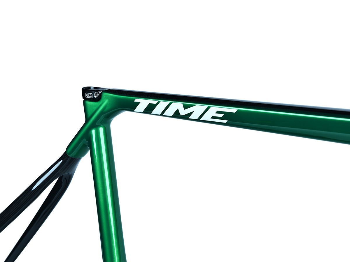 TIME ADH 全內線公路車 - Gloss Carbon/電鍍綠 - SRAM RIVAL ETAP AXS 2x12 M