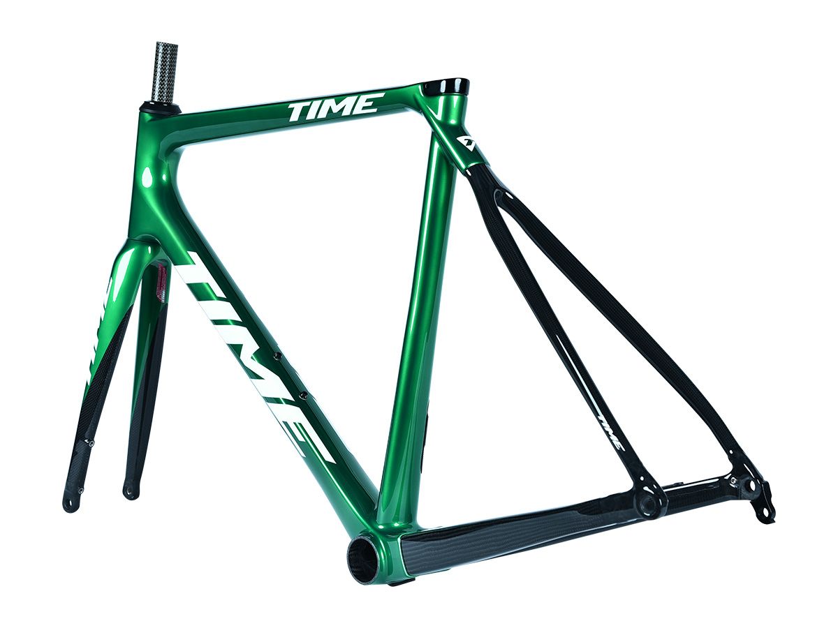 TIME ADH 全內線公路車 - Green Chroma/電鍍綠 - SHIMANO ULTEGRA Di2 2x12 XS