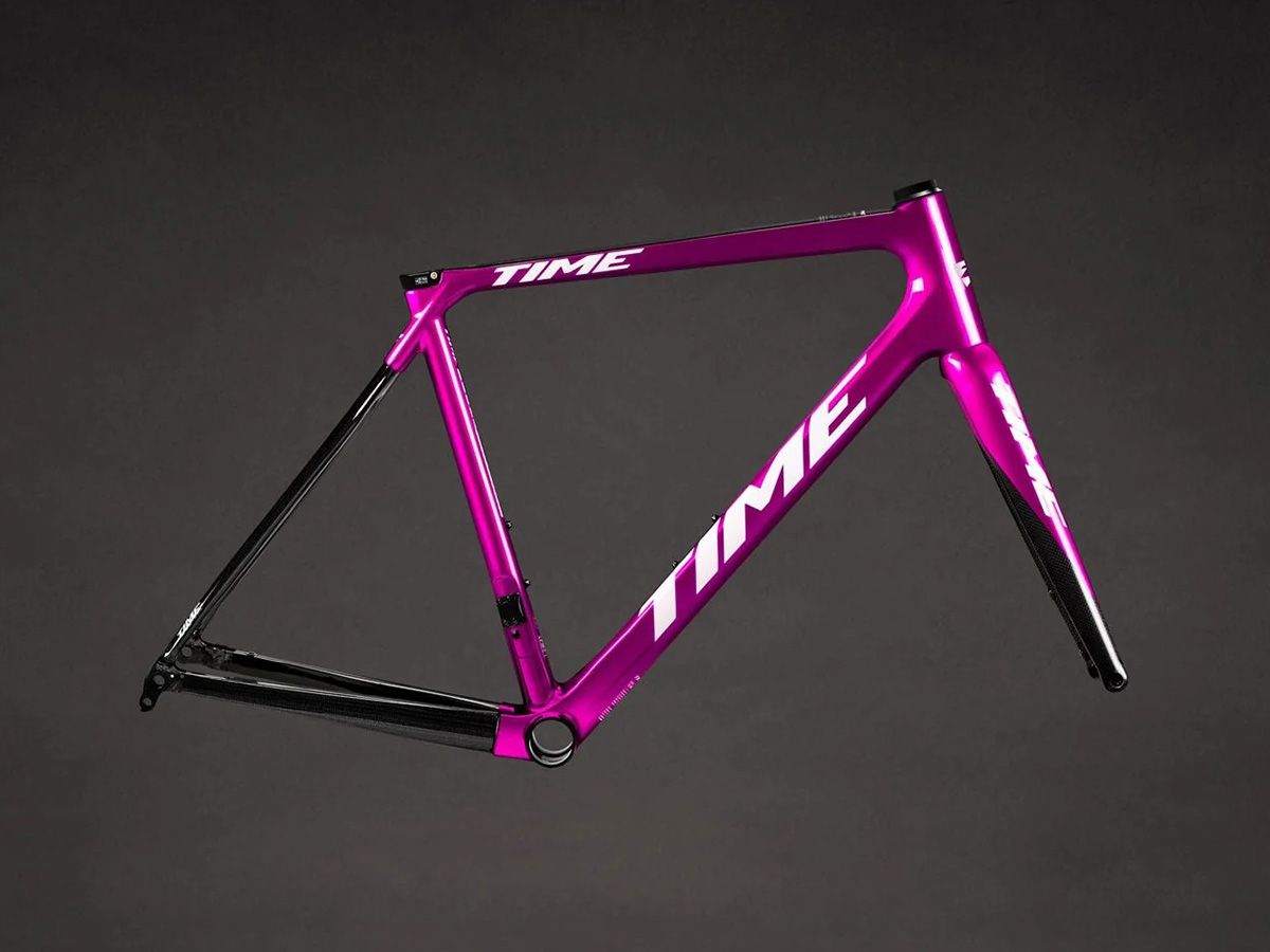 TIME ADH 全內線公路車架組 - Pink Chroma/電鍍粉紅 XS