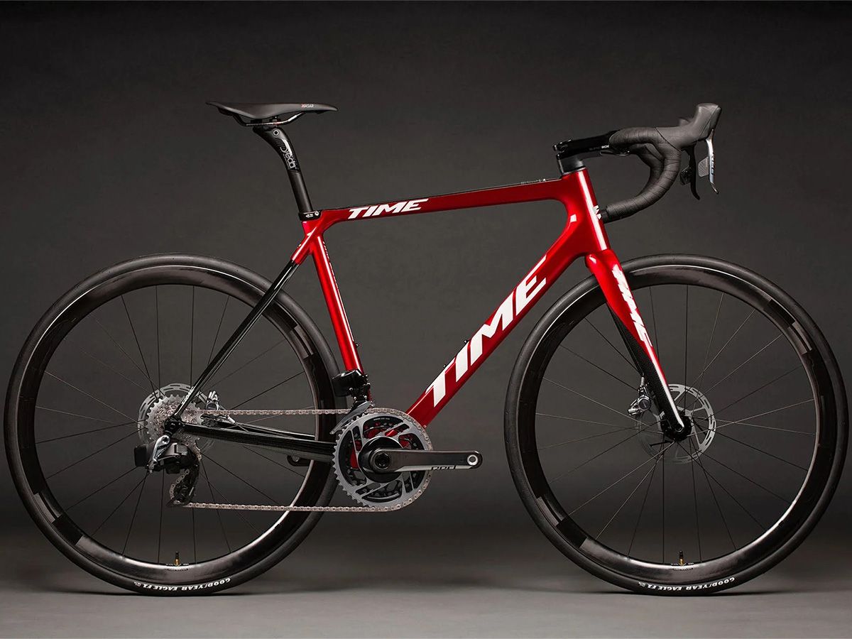 TIME ADH 全內線公路車架組 - Red Chroma/電鍍紅 S