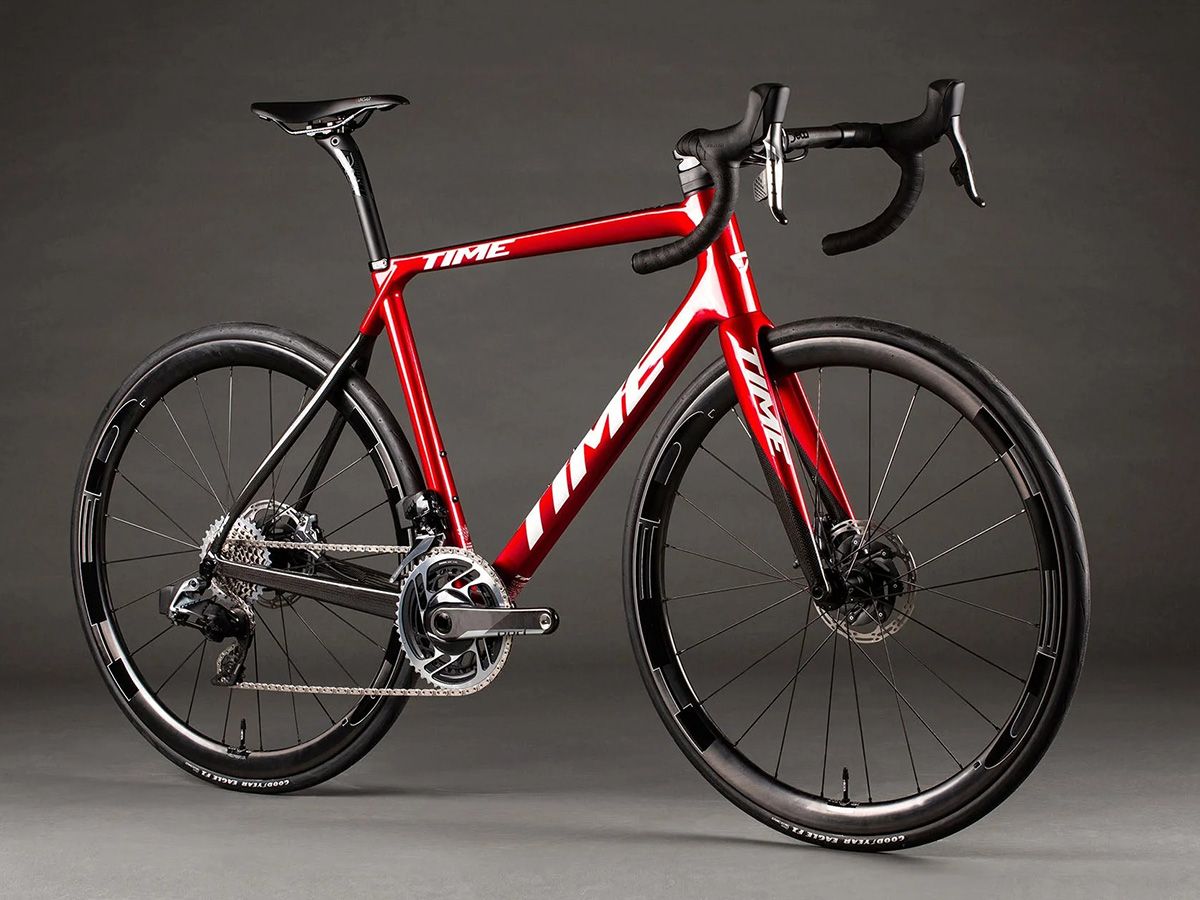 TIME ADH 全內線公路車架組 - Red Chroma/電鍍紅 XS