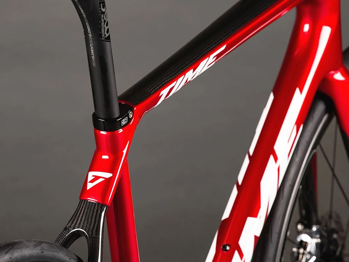TIME ADH 全內線公路車架組 - Red Chroma/電鍍紅 S