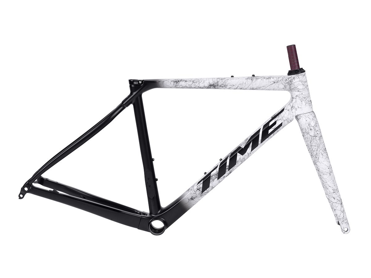 TIME ADHX 全內線全地形車架組 - 限量大理石白 XS