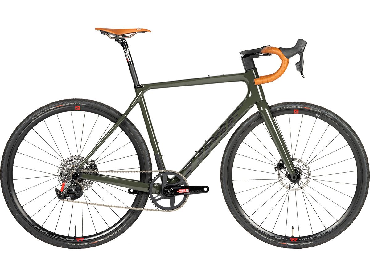 TIME ADHX 45 全內線礫石車 - Black Olive/橄欖綠 - SRAM RIVAL ETAP AXS 1x12 M