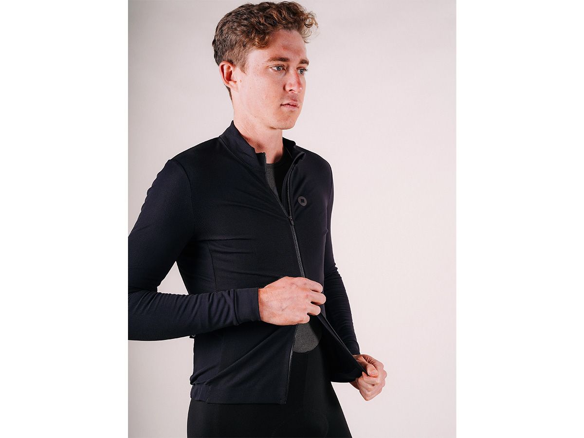 The Service Course Men Long Sleeve Winter Jersey 男款長袖車衣 黑色 XS