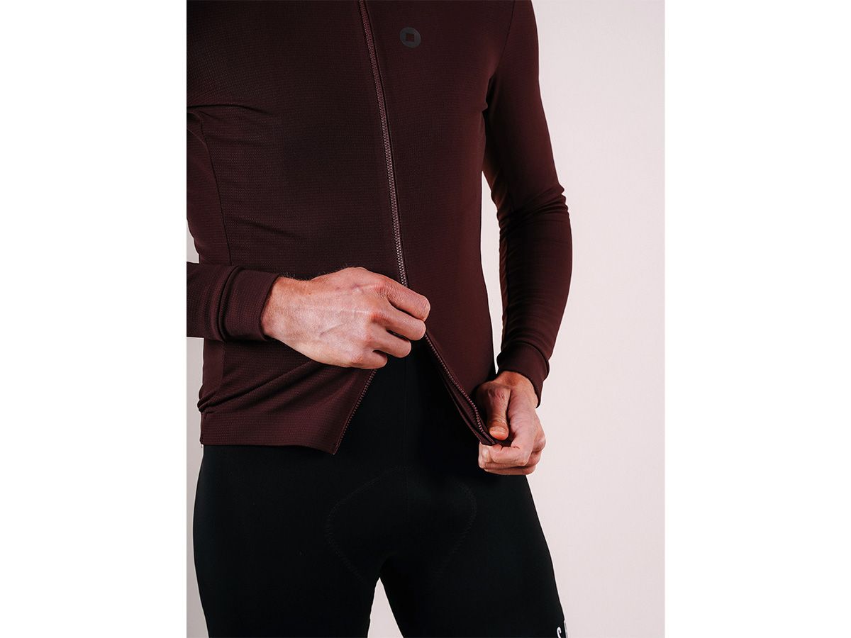 The Service Course Men Long Sleeve Winter Jersey 男款長袖車衣 巧克力色 XL