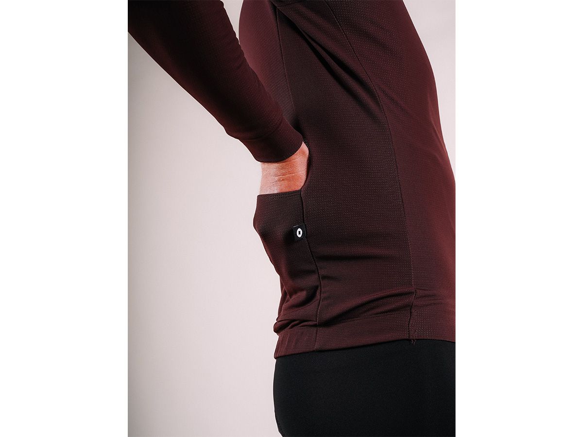 The Service Course Men Long Sleeve Winter Jersey 男款長袖車衣 巧克力色 L