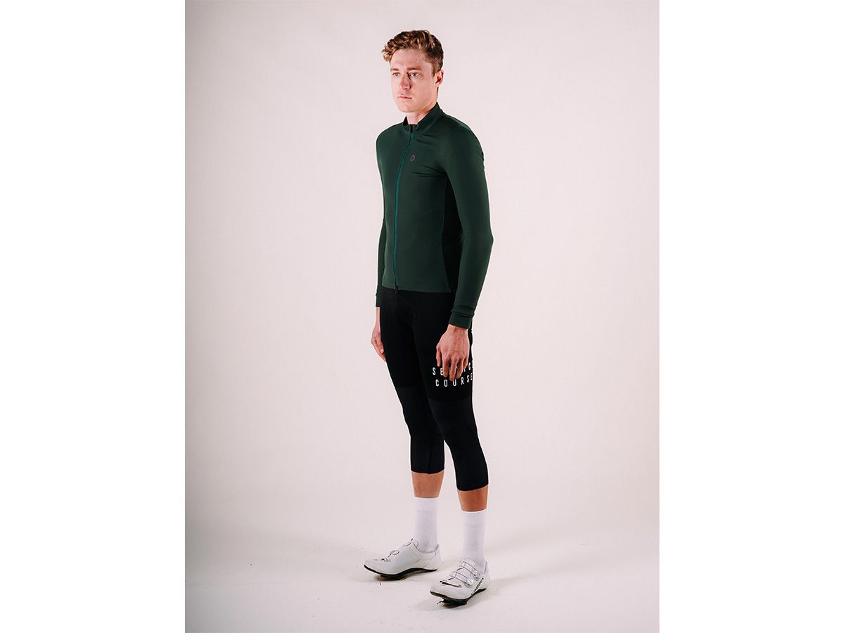 The Service Course Men Long Sleeve Winter Jersey 男款長袖車衣 梧桐綠 XL