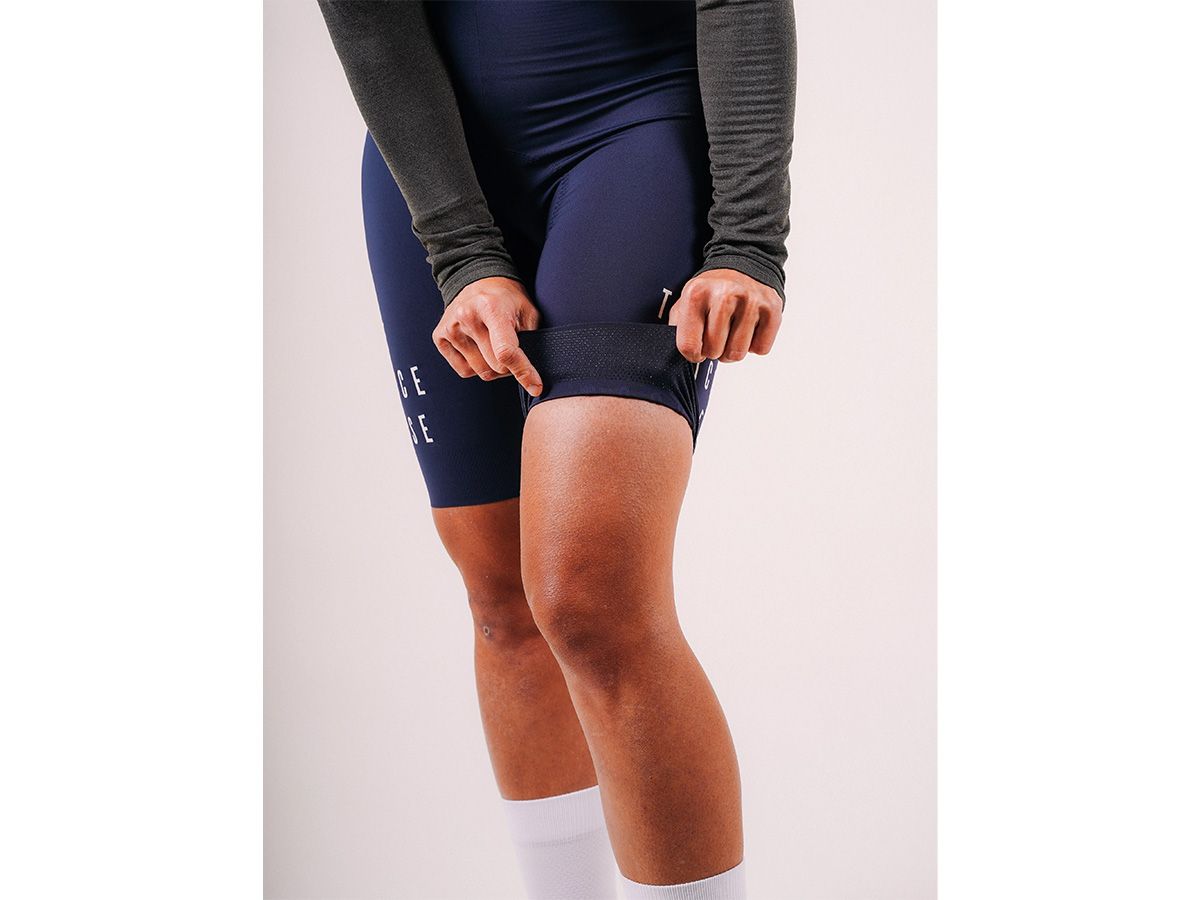 The Service Course Women Bib Shorts (2.0) 女款連身車褲 藍色