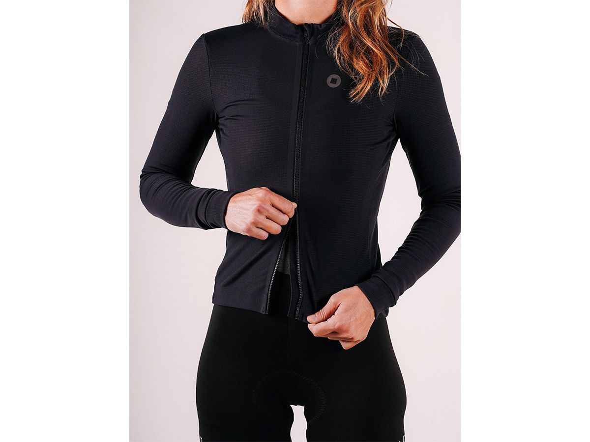 The Service Course Women Long Sleeve Winter Jersey 女款長袖車衣 黑色 S