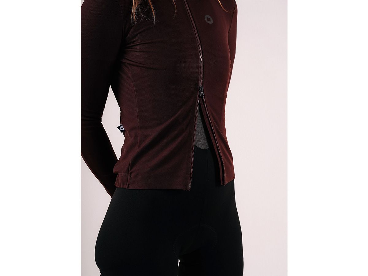 The Service Course Women Long Sleeve Winter Jersey 女款長袖車衣 巧克力色 M
