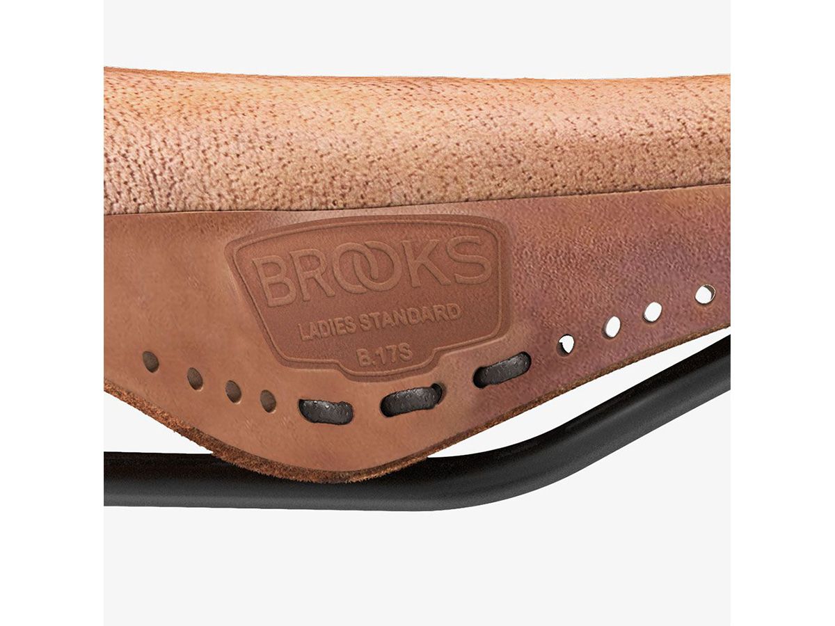 Brooks B17 Softened Short 皮革座墊 深棕色