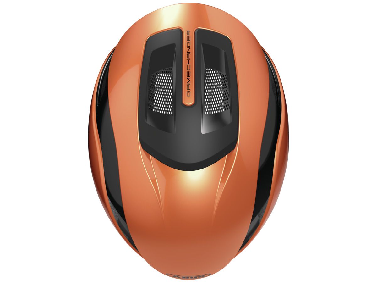 ABUS GAMECHANGER 2.0 空力安全帽 亮橘 L