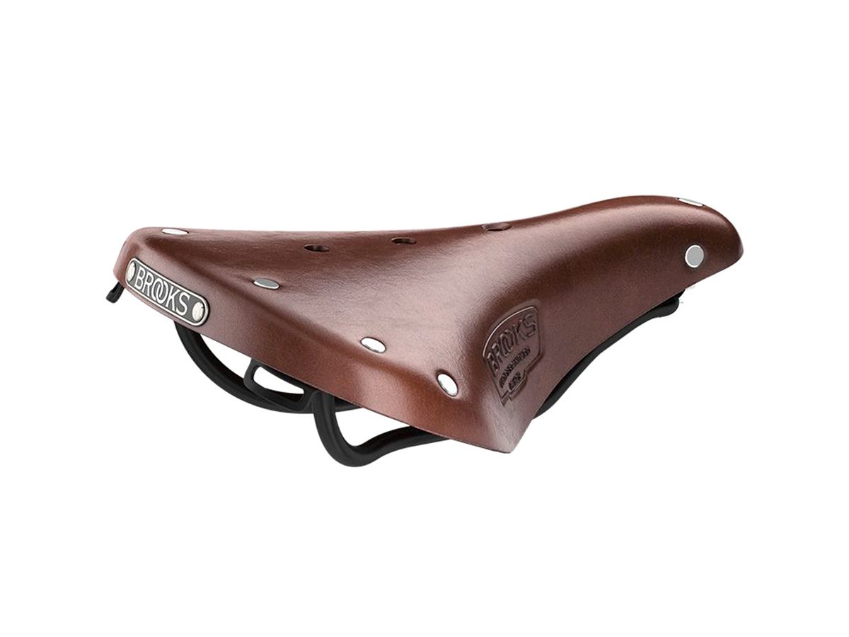 Brooks B17 Short 皮革座墊 褐色