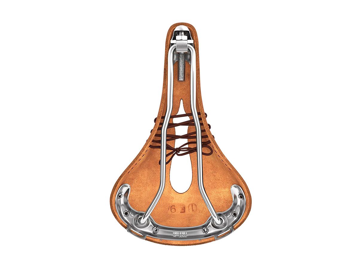 Brooks B17 Carved 皮革座墊 蜂蜜色