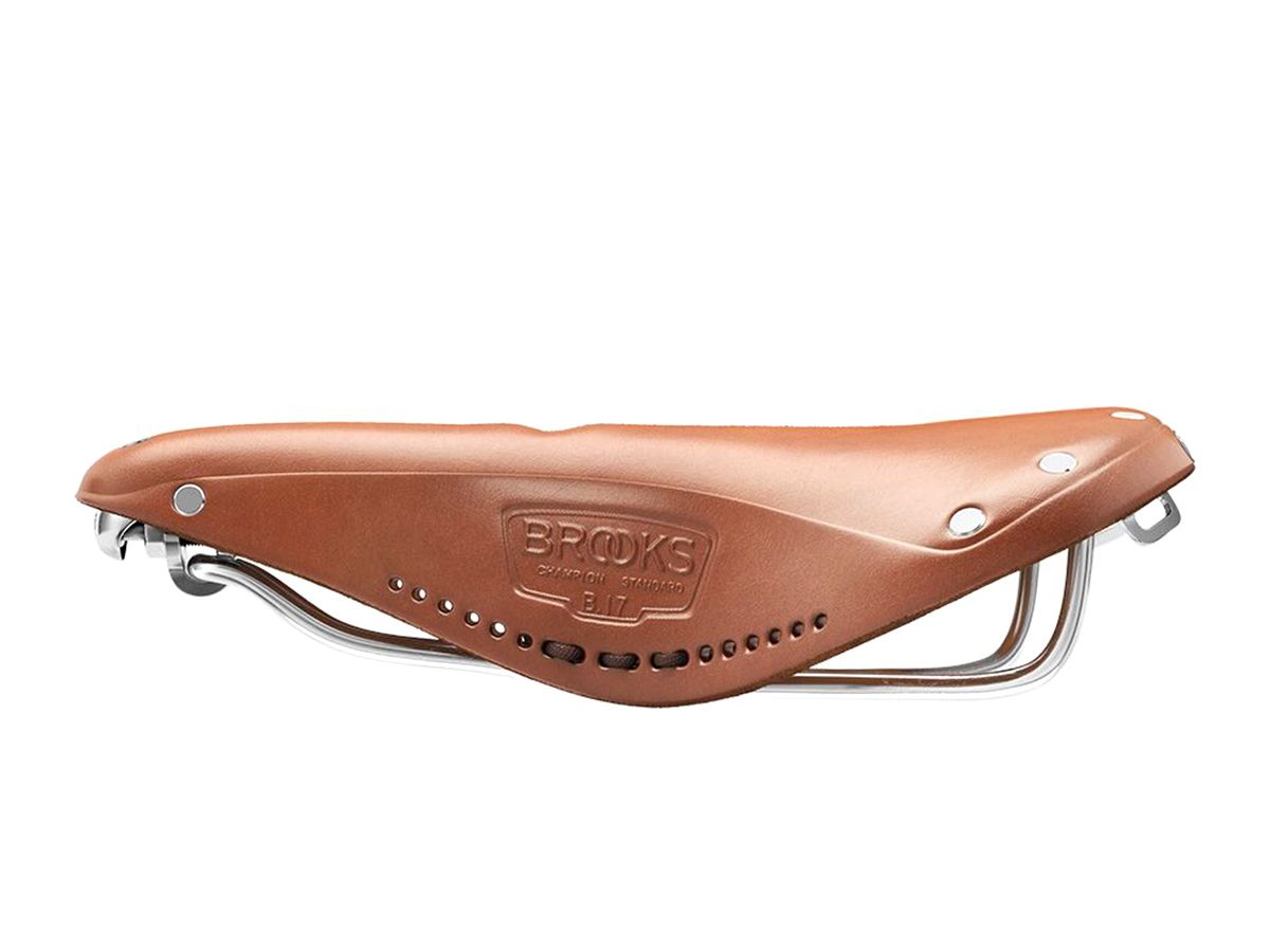 Brooks B17 Carved 皮革座墊 蜂蜜色