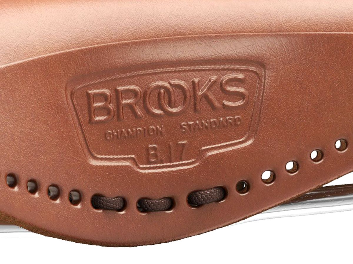 Brooks B17 Carved 皮革座墊 蜂蜜色