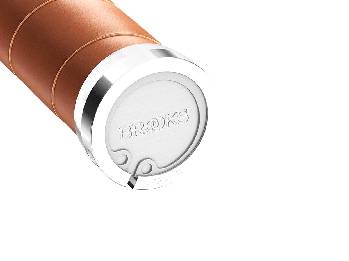 Brooks Slender 皮革手握 130/130 蜂蜜色