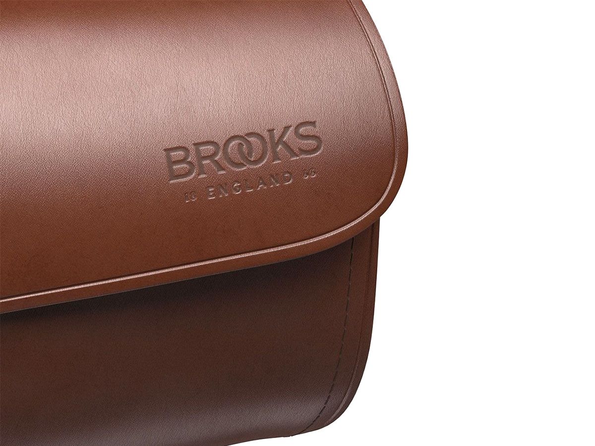 Brooks Challenge 皮革坐墊包 0.5L 褐色
