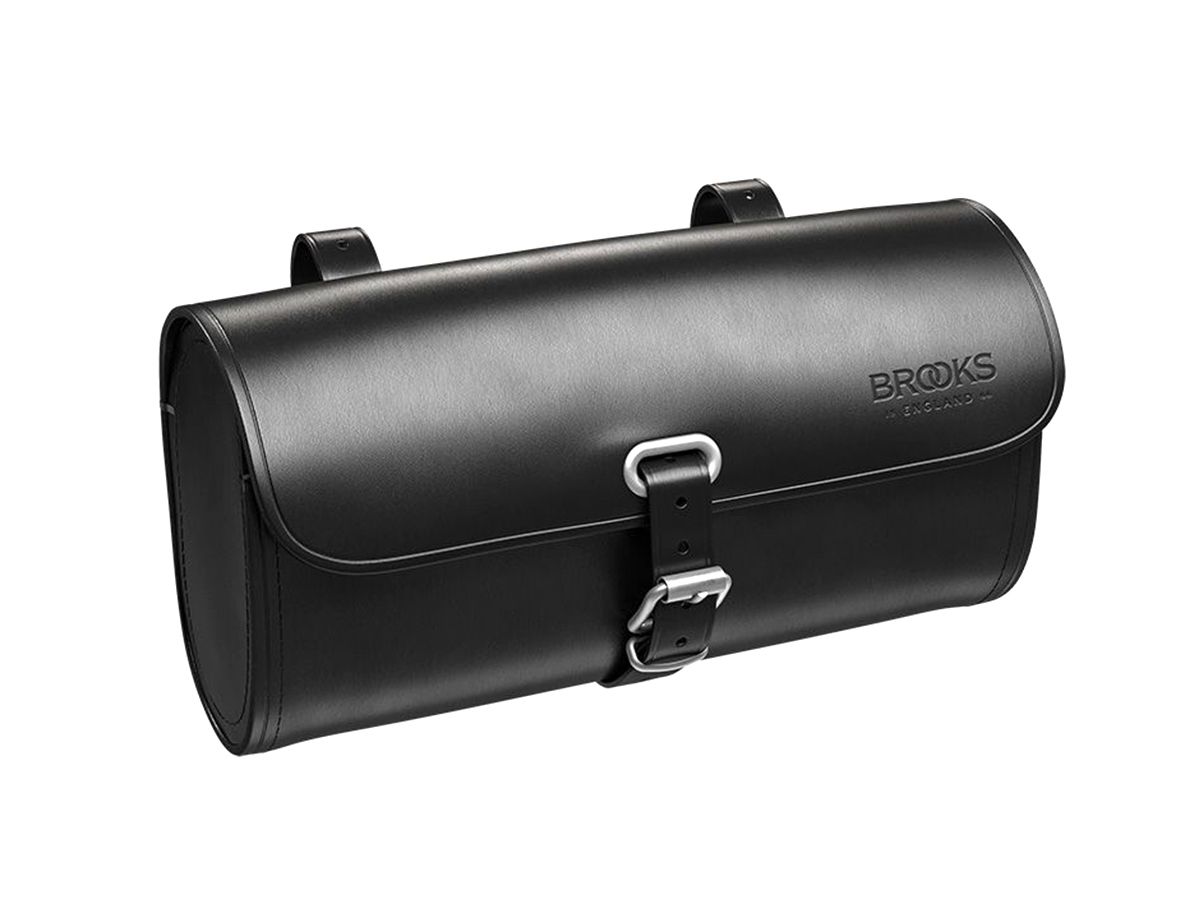 Brooks Challenge 皮革坐墊包 1.5L 黑色