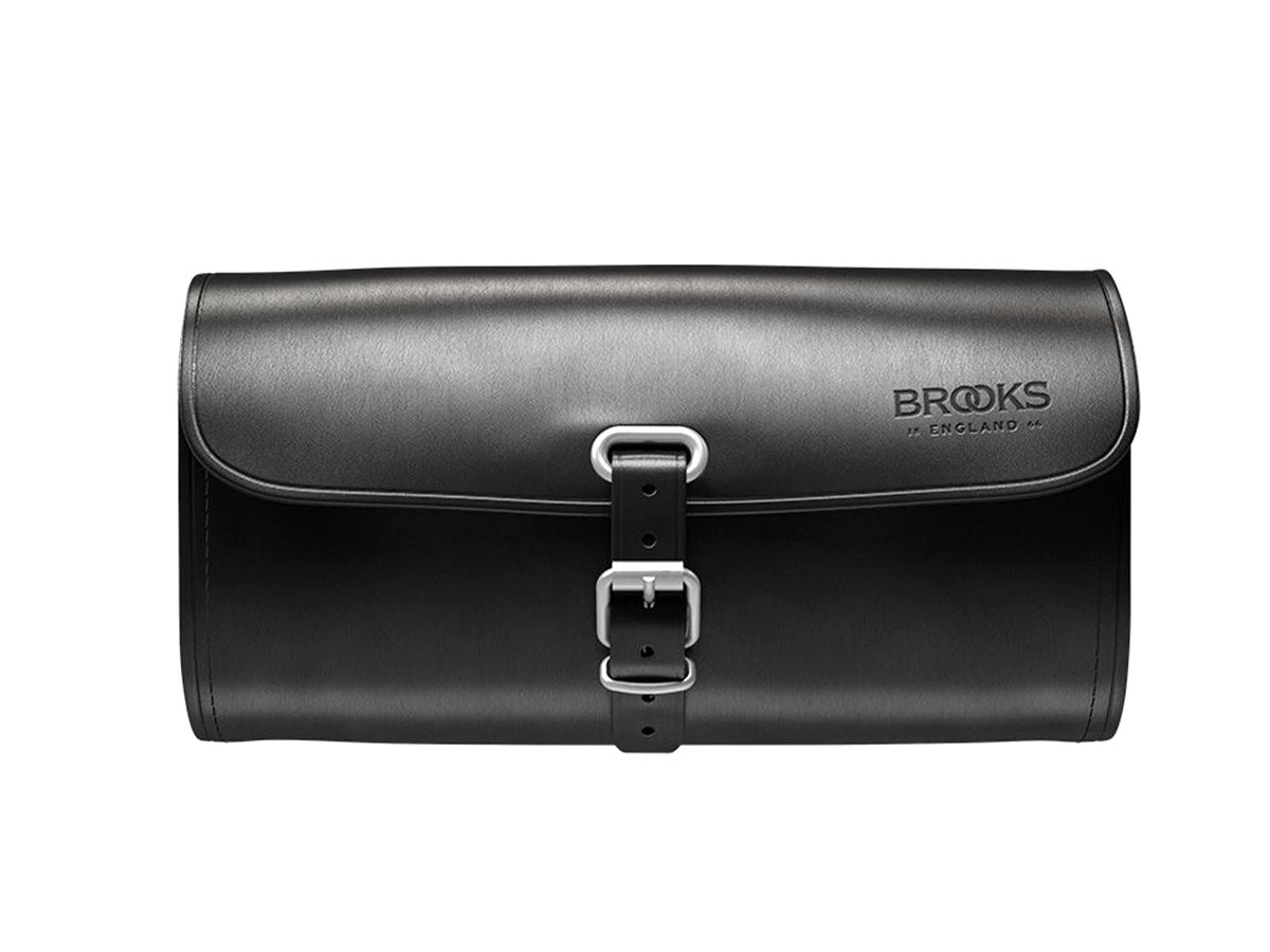 Brooks Challenge 皮革坐墊包 1.5L 黑色