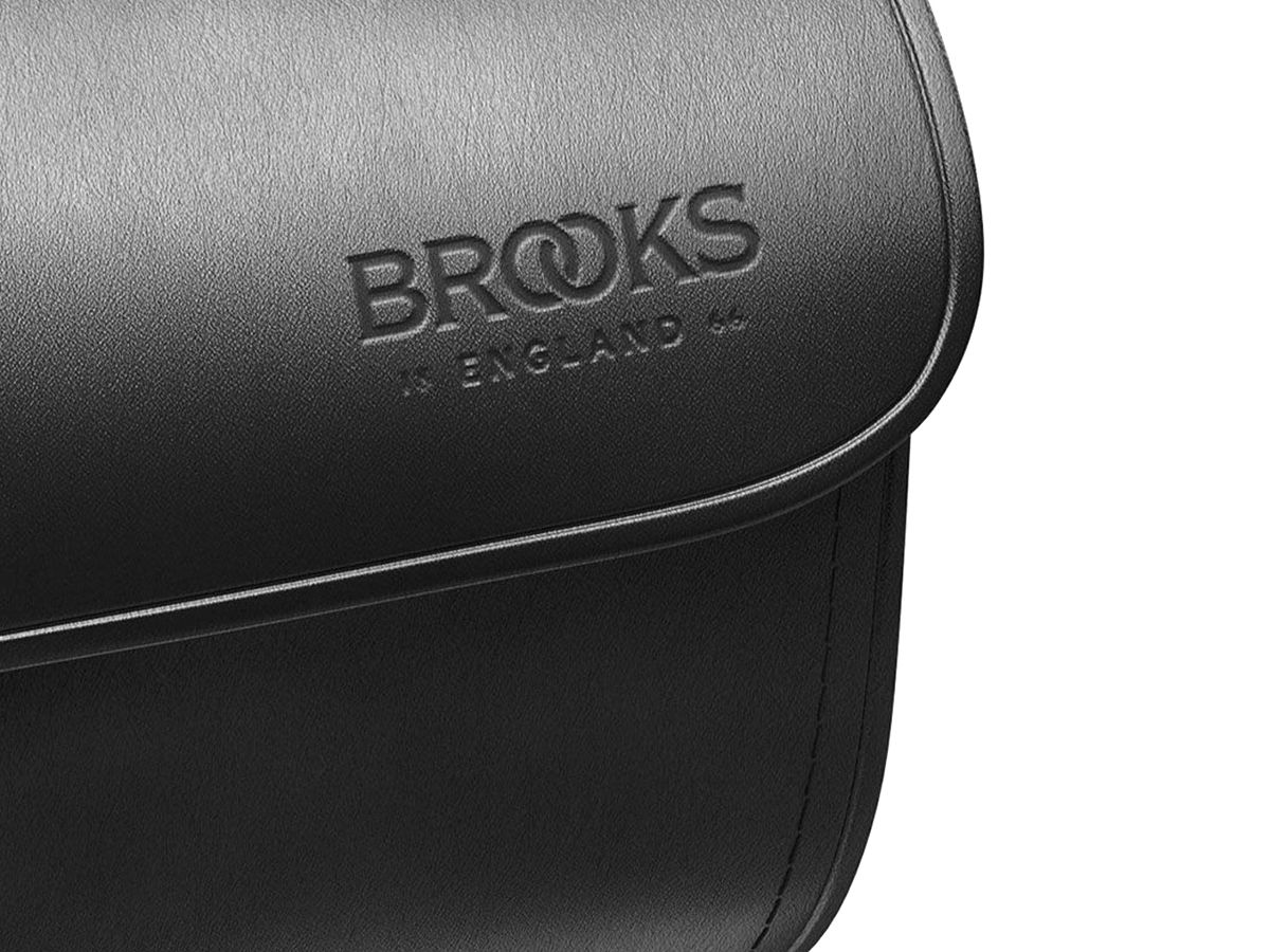 Brooks Challenge 皮革坐墊包 1.5L 黑色
