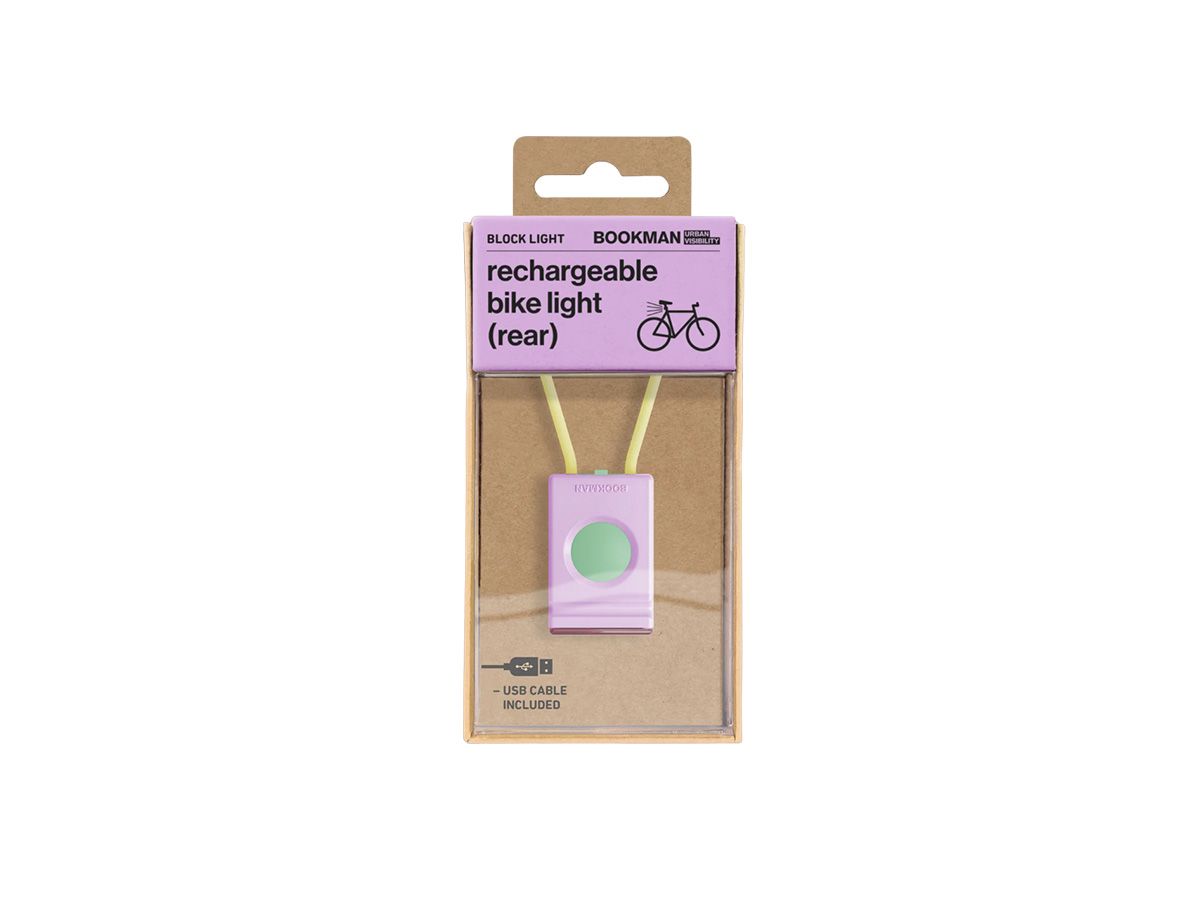 Bookman Block Light Rear 後燈 粉紅色