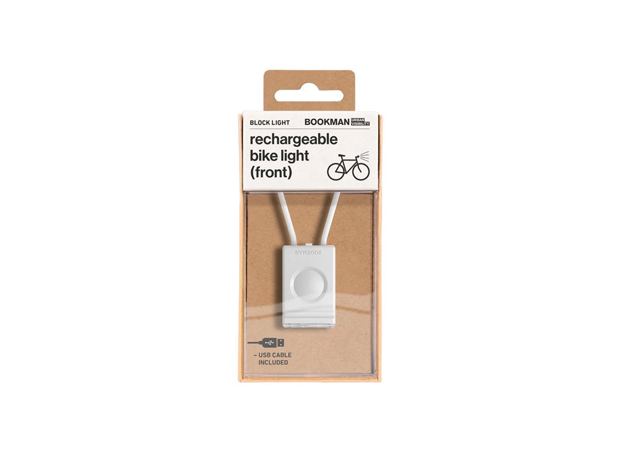 Bookman Block Light Front 前燈 白色