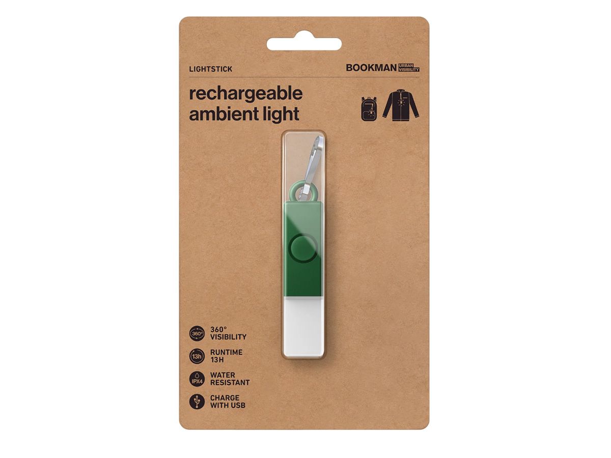 Bookman Lightstick 拉鍊燈 綠色