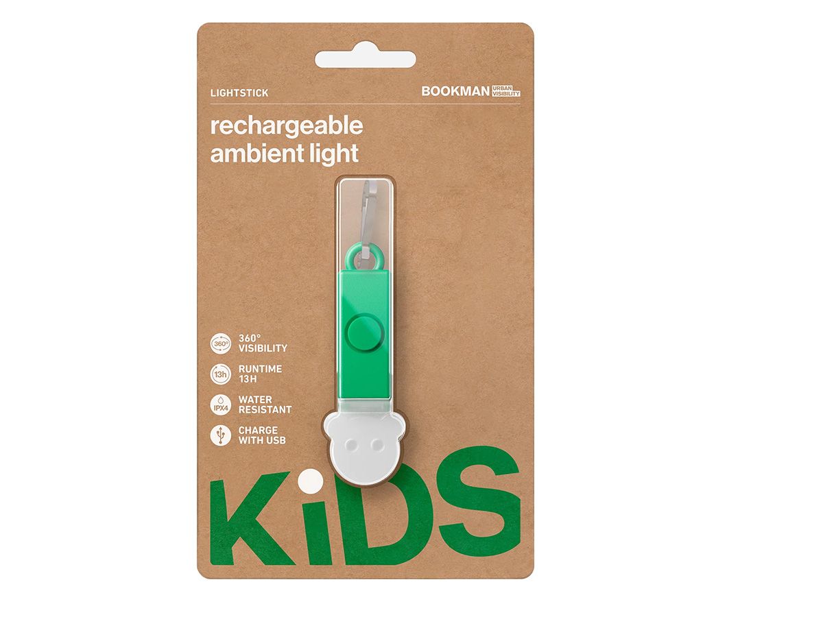 Bookman Lightstick Kid 造型拉鍊燈 綠色